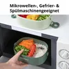 3-lagige Bento Lunchbox 2000ml – Auslaufsicher & Produktbild-Vorschau 6