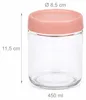 Relaxdays inmaakpotten, set van 4, 450 ml, afsluitbare Productafbeelding-voorbeeld 4