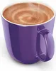 A close-up shot of a purple mug filled with hot chocolate. Produktbild-Vorschau