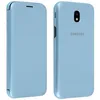 Two views of a light blue Samsung flip phone case. Náhled obrázku produktu