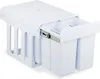 Relaxdays Einbaumülleimer, 4 Fächer, 4 x 8l, HBT: Produktbild-Vorschau 1