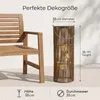 formano Solarlaterne Außen Garten Rattan-Look Laterne 3 LED Produktbild-Vorschau 5
