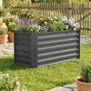 VCM Metall Hochbeet 120x60x57 cm – Rechteckiger Produktbild-Vorschau 1