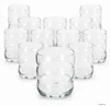12er Set Matcha Gläser 360ml Wellendesign Trinkglas Latte Produktbild-Vorschau 3