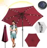 Ombrellone rotondo Izrielar 2,7 m con luce LED – Ombrellone Anteprima dell’immagine prodotto 1