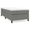 vidaXL Boxspringbettgestell Dunkelgrau 100x200 cm Stoff Produktbild-Vorschau 1