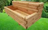 Massiver Stufen Pflanzkasten 60x40mm lasiert Außenmaße 120 Produktbild-Vorschau 1