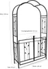DEGAMO Rosenbogen Torbogen Rankhilfe MONTPELLIER 220x120cm Produktbild-Vorschau 8