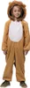 Overall Löwe Leo Kinder Jumpsuit Kapuzen Einteiler Karneval Produktbild-Vorschau 4