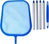 A pool skimmer net with a detachable handle is laid out on a white background. Anteprima dell’immagine prodotto