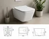 WC Komplettset Spülrandlos Sitz Soft Close Vorwandelement Produktbild-Vorschau 2