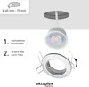 3er Set Oktaplex Einbaustrahler inkl. LED Modul 4.000K Produktbild-Vorschau 4