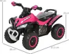 HOMCOM Porteur Enfants Quad 18-36 Mois dim. 67L x 38l x 44H Voir les images du produit 5