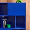 Credenza industriale in metallo con 6 scomparti, Blu Anteprima dell’immagine prodotto 6