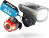 ABSINA LED Fahrradlicht Set Akku abnehmbar, StVZO Produktbild-Vorschau 2