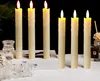 6 Stück LED Stabkerzen Batteriebetrieben,19cm Tafelkerzen Produktbild-Vorschau 1