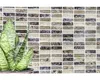 Glasmosaik mit Naturstein XIC S1255 braun/beige 32,2x31 cm Produktbild-Vorschau 6