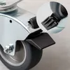 Ruota girevole Wiltec 100 mm con ruota in plastica, freno e Anteprima dell’immagine prodotto 4