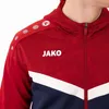 JAKO Unisex Kapuzenjacke Iconic, Farbe:marine/chili rot, Produktbild-Vorschau 6