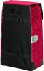 A red and black shopping trolley is shown from the back. Produktbild-Vorschau