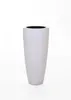 Vaso da fiori CITY in fibra di vetro, bianco lucido, 37x80 Anteprima dell’immagine prodotto 1