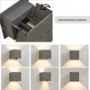 ZMH LED Wandleuchte Aussen 4ER 5W Grau Wandlampe Warmweiß Produktbild-Vorschau 3