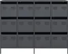 vidaXL Sideboard Anthrazit 135x39x103,5 cm Kaltgewalzter Produktbild-Vorschau 5