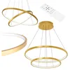 MasterLED LED Pendelleuchte 2-Ring 64W Gold, Design Produktbild-Vorschau 1