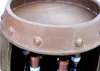 DanDiBo Stojan na víno Drevený sud na víno Brown 44 cm Náhľad obrázku produktu 5