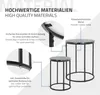 H&S Collection 2-tlg. Beistelltisch-Set Schwarz Produktbild-Vorschau 6