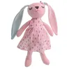 Peluche coniglio mascotte rosa 52 cm Anteprima dell’immagine prodotto 3