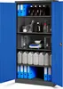 An open industrial cabinet filled with laboratory equipment and supplies. Náhled obrázku produktu