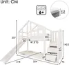 Flieks Etagenbett 90x200cm mit Rutsche, Kinderbett mit Produktbild-Vorschau 7