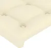 vidaXL Čela postele krémová 180 x 5 x 78/88 cm umělá kůže Náhled obrázku produktu 4