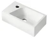 Gäste WC Waschbecken SOHO aus Mineralguss für Wandmontage Produktbild-Vorschau 2