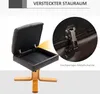 HOMCOM Relaxsessel mit Hocker Fernsehsessel 360° drehbar Produktbild-Vorschau 5