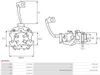 AS-PL SBH0033 Halter Kohlebürsten 020911209B 020911209F Produktbild-Vorschau 2