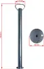 Set 700mm Anhänger Stützen Rohrstützen Abstellstützen Produktbild-Vorschau 4