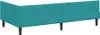vidaXL Rohový rám postele s čelom tyrkysový 80 cm x 200 cm Náhľad obrázku produktu 7