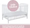 KMbaby Babybett Tany weiss 120x60 mit 10tlg Bettwäsche Set Produktbild-Vorschau 3