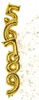 Boland Folienballon Zahl 86 cm, Gold, für Geburtstag und Produktbild-Vorschau 4