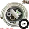9/12er 2x3m isolierte Kupferleitungen 1/4" + 3/8" Zoll Produktbild-Vorschau 1