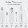 Deleca zestaw sztućców 72 elementy dla 12 osób - sztućce Podgląd zdjęcia produktu 2