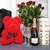 Teddybär aus Rosen Rosenbär in Geschenkbox mit Schleife Produktbild-Vorschau 4