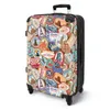 NoBoringSuitcases.com® Großer Koffer - Reisen - Muster - Produktbild-Vorschau 2