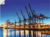 ARTland Wandbild, selbstklebend Hamburg Containerhafen Produktbild-Vorschau 1