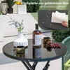 GOPLUS Beistelltisch rund, Ø59cm Gartentisch klappbar aus Produktbild-Vorschau 3