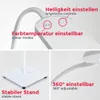 B.K.Licht lampe sur pied LED 8W réglable tête flexible Voir les images du produit 8