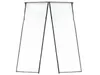 KIK KX6127 Moskytiéra do dveří s magnety 110 x 220cm černá Náhled obrázku produktu 2
