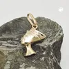Anhänger 15x10x25mm Nofretete glänzend 9Kt GOLD gold Produktbild-Vorschau 2